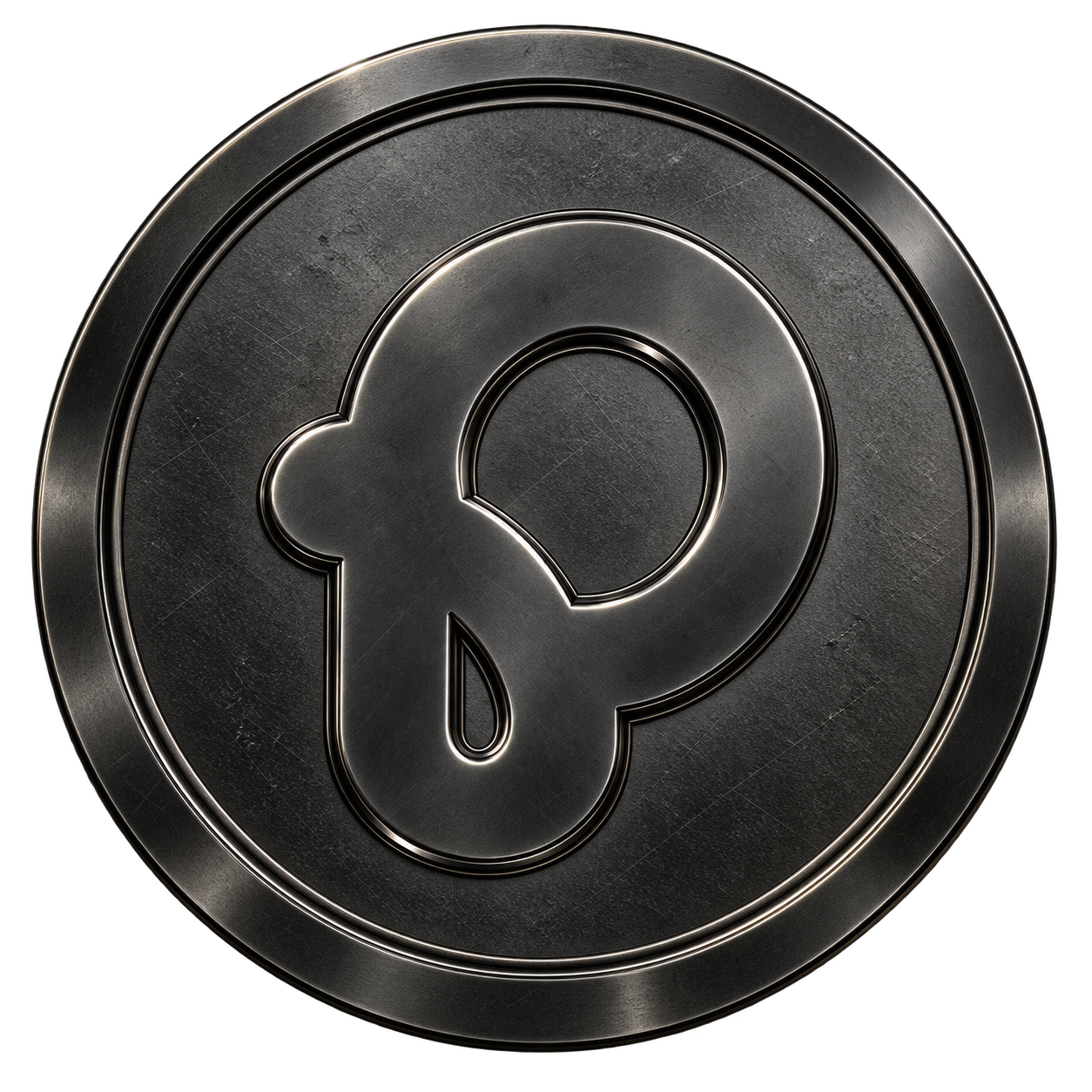 Black Pinched Coin