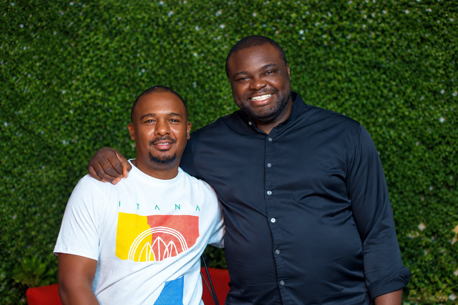 Iyinoluwa Aboyeji and Luqman Edu, founders of Itana