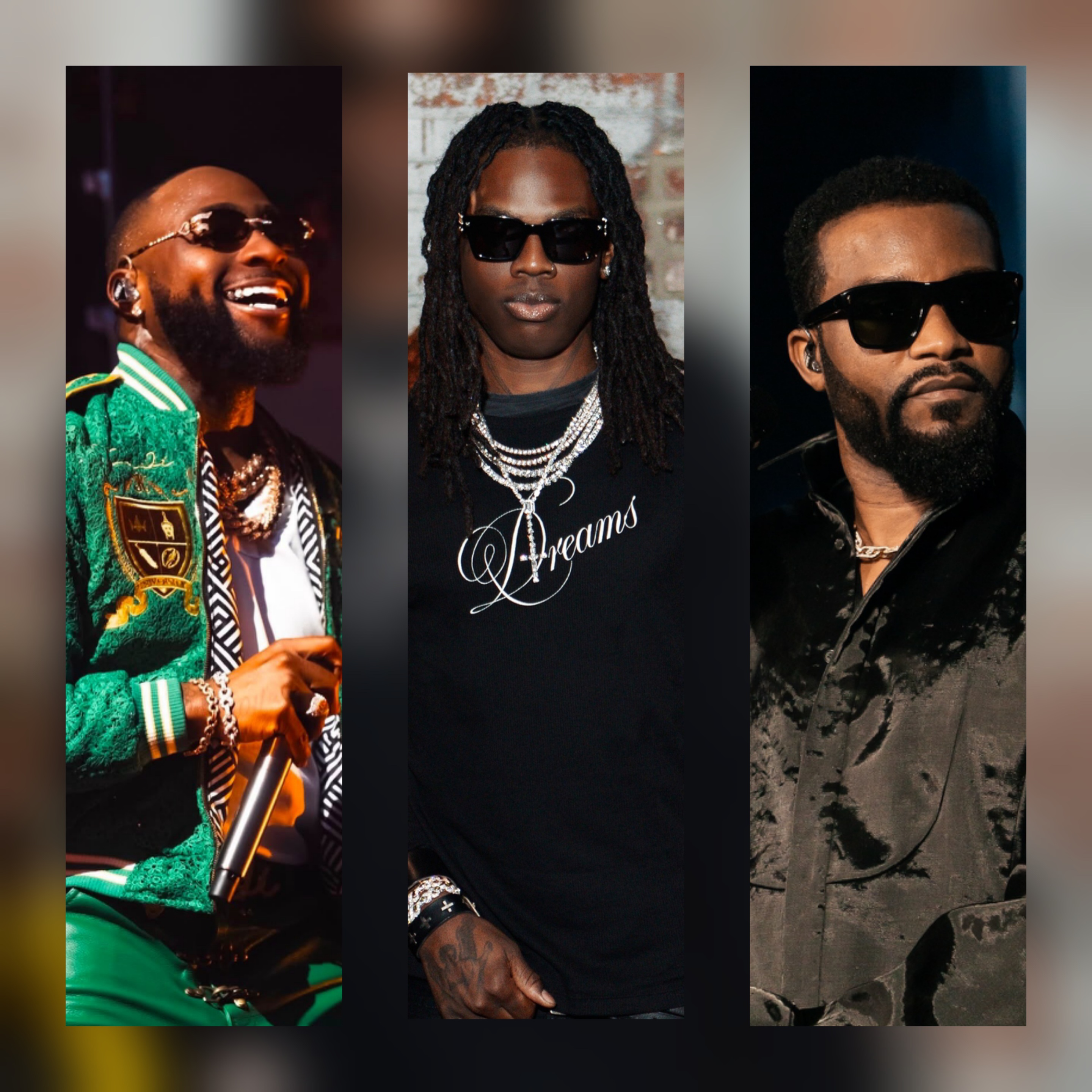 Davido, Rema and Fally Ipupa