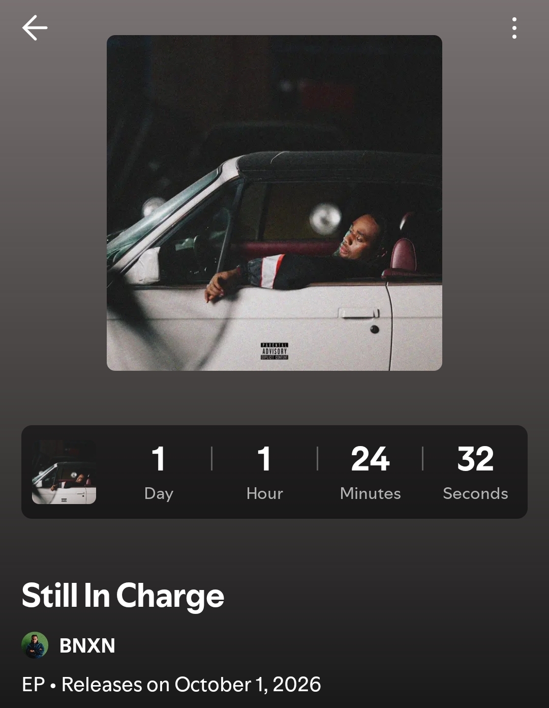 Still in Charge EP Countdown