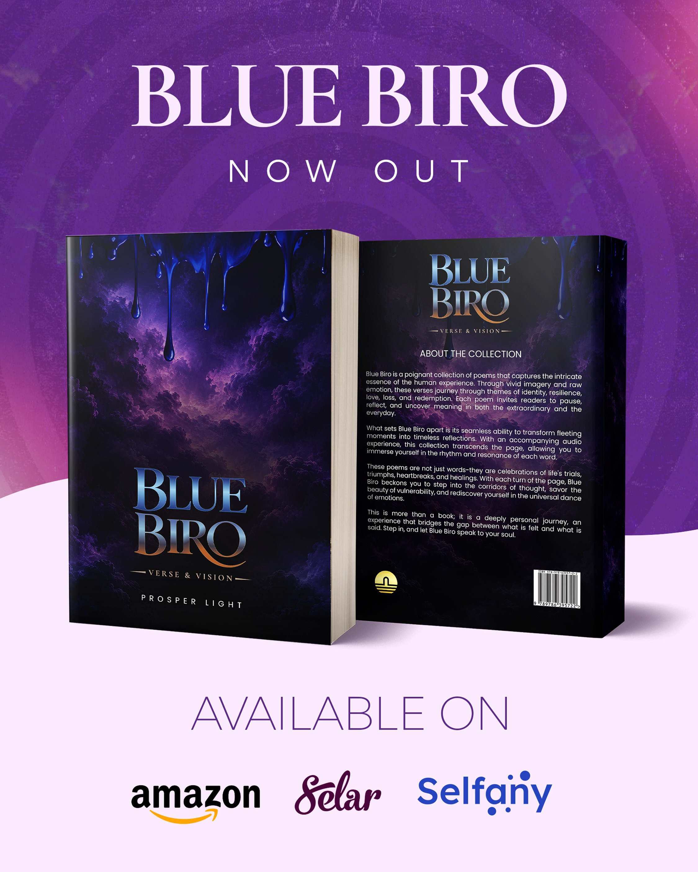 Blue biro
