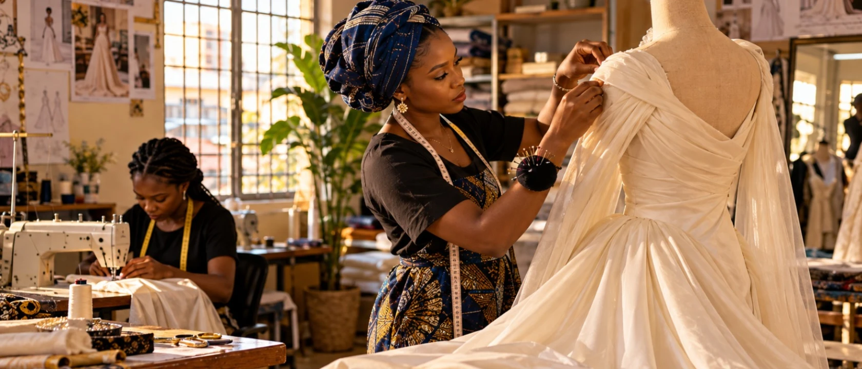 I Left Banking to Sew Gowns, and My First Bride Cried for the Wrong Reason — Lifestyle on PINCHED